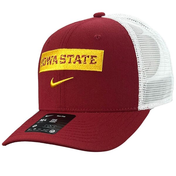 Nike Iowa State Cardinal & White Trucker Hat